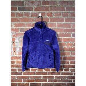 Patagonia Re-Tool Snap-T Fleece Jacket Sweater Outdoors Purple Women's XS
